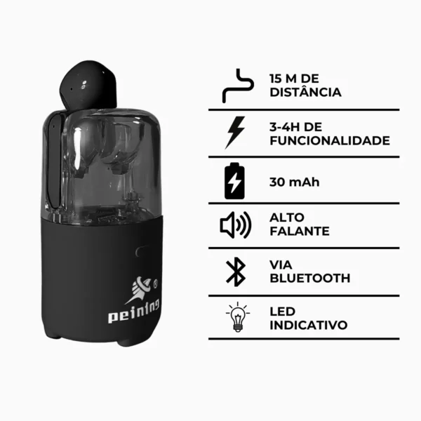 Fone de Ouvido e Caixa de Som Alto Falante Bluetooth - Image 9