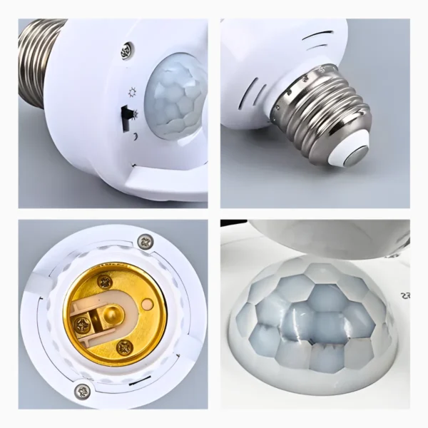 Sensor De Presença Com Fotocélula Para Lâmpada Soquete E27 - Image 6