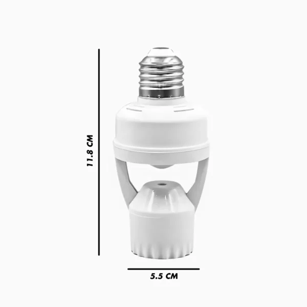 Sensor De Presença Com Fotocélula Para Lâmpada Soquete E27 - Image 7